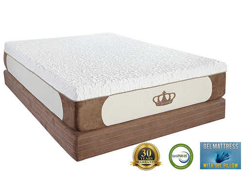 cool breeze memory gel king mattress